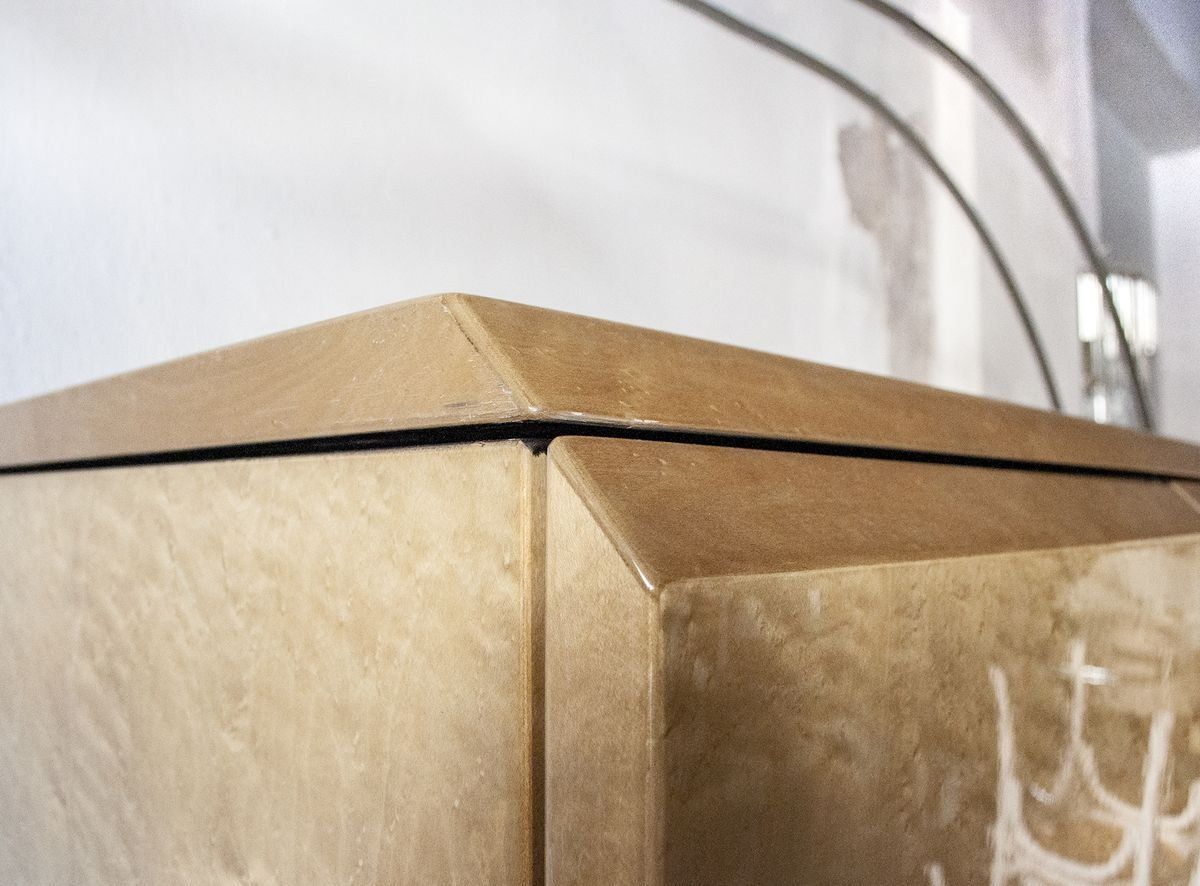 Italian Maple Sideboard By Giovanniofferedi For Saporiti Italia, 1970s photo furniture