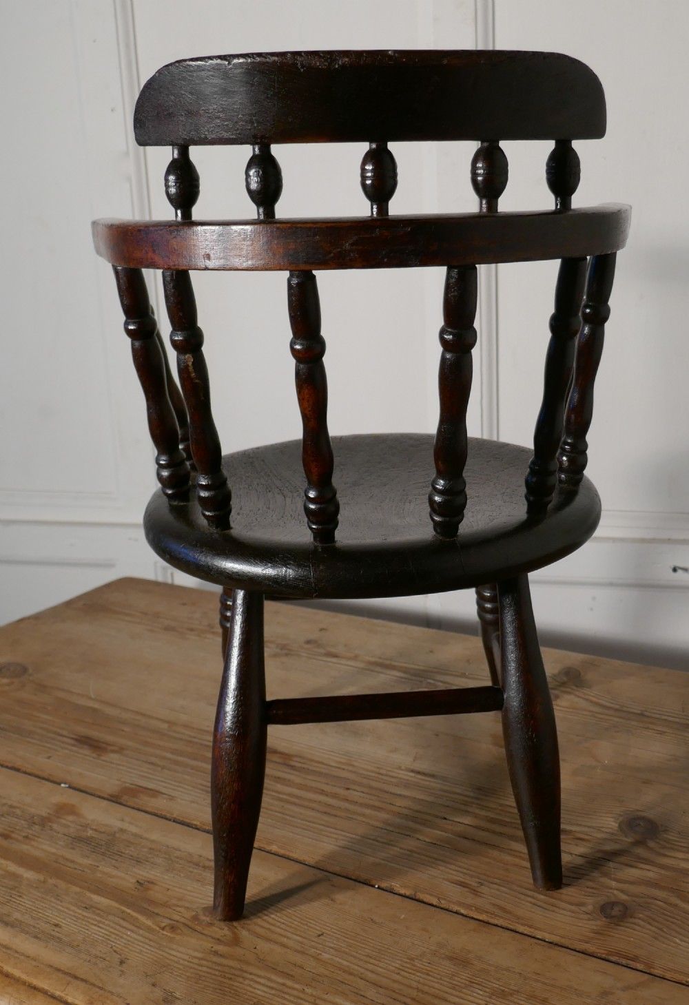 Childs Chair, In The Style Of A Captains Chair photo for sale