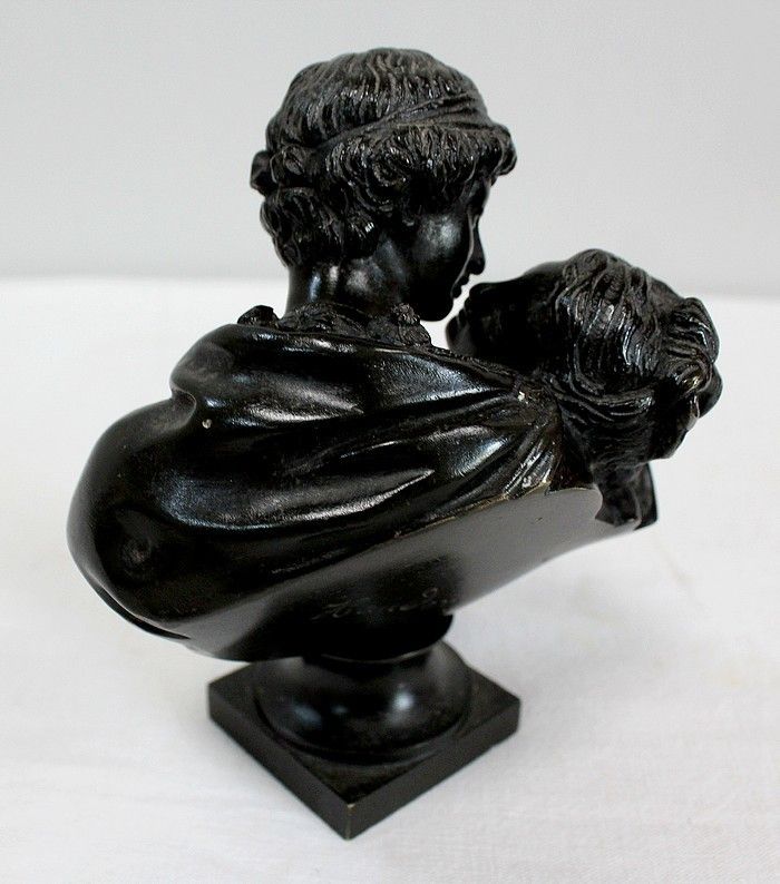 photo buy Bronze “The Given Kiss” After Houdon    2nd Half Of The 19th Century