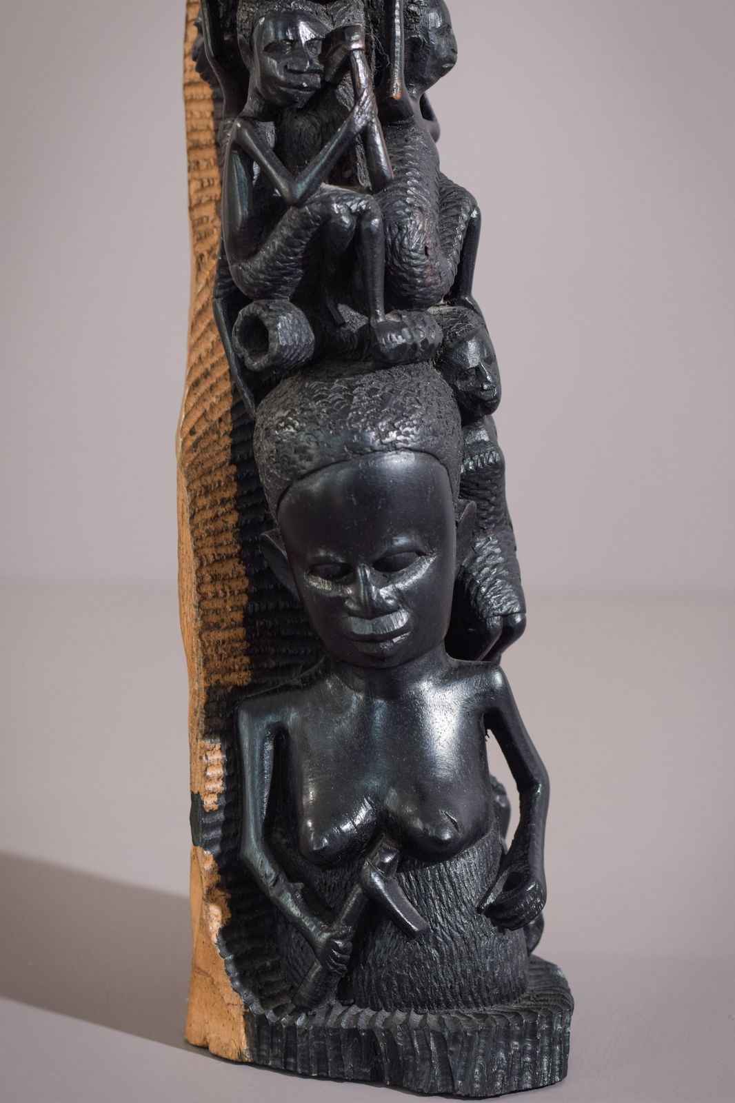 African Figural Post Carving photo vinterior