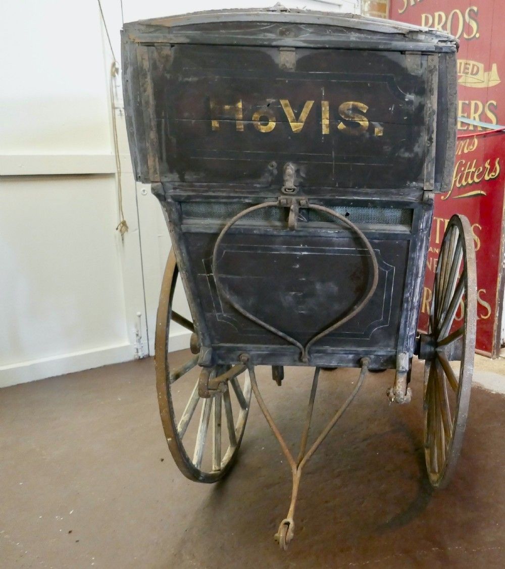 Home Decor 19th Century Hovis, Grocery And Post Office Delivery Hand Cart photo