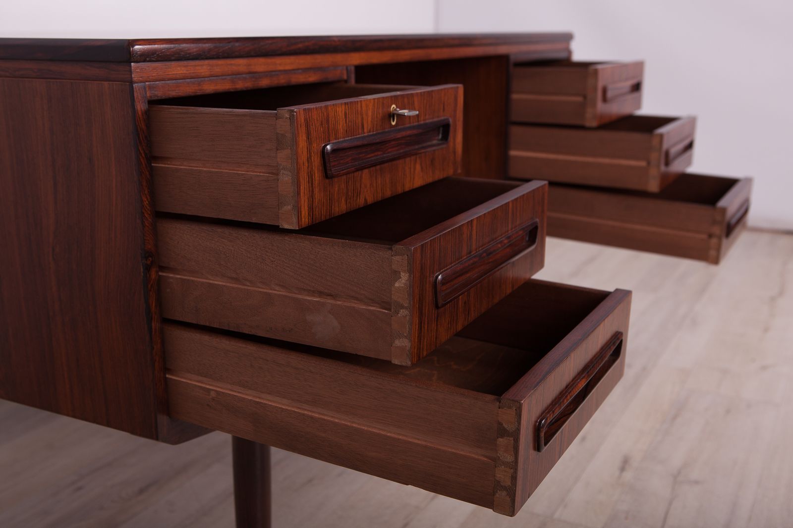 2300.0 Rosewood Desk By J. Svenstrup For A.P Mobler, 1960s photo