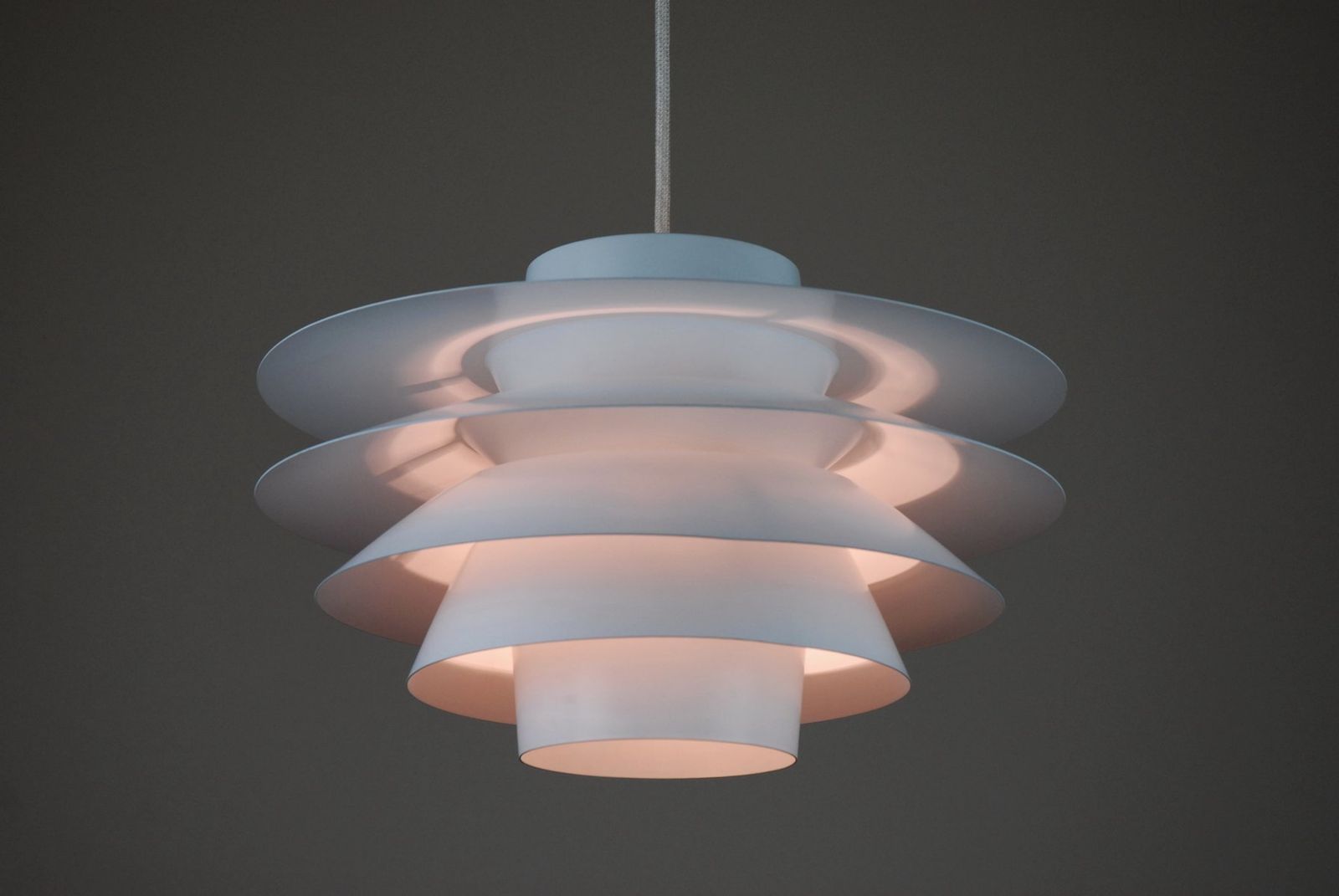 Pendant Lamp By Sven Middelboe For Nordisk Solar, Denmark, 1970s photo vinterior