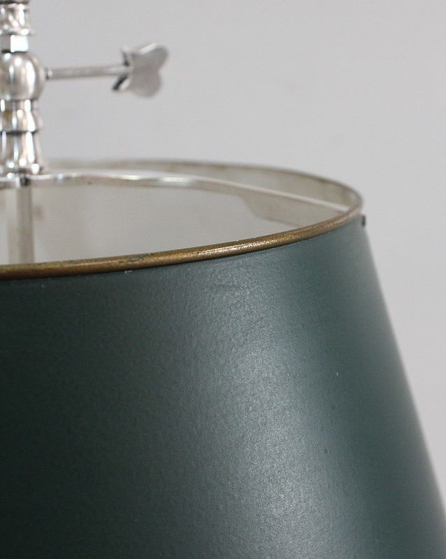 Lighting Important Hot Water Bottle Lamp In Silver Metal, Louis XVI Taste   Late 19th Century photo