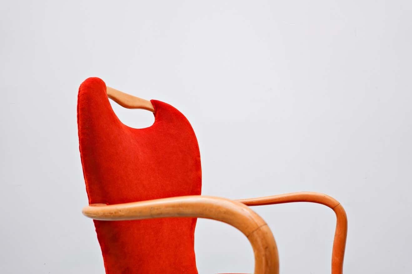 Set Of 8 Chairs And 2 Armchairs, Italy, 1950s   New Upholstery photo buy