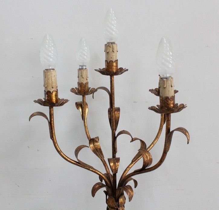 Nubian Carved Wood Torchiere Holder, Venetian Taste   1st Part 20th Century photo vinterior