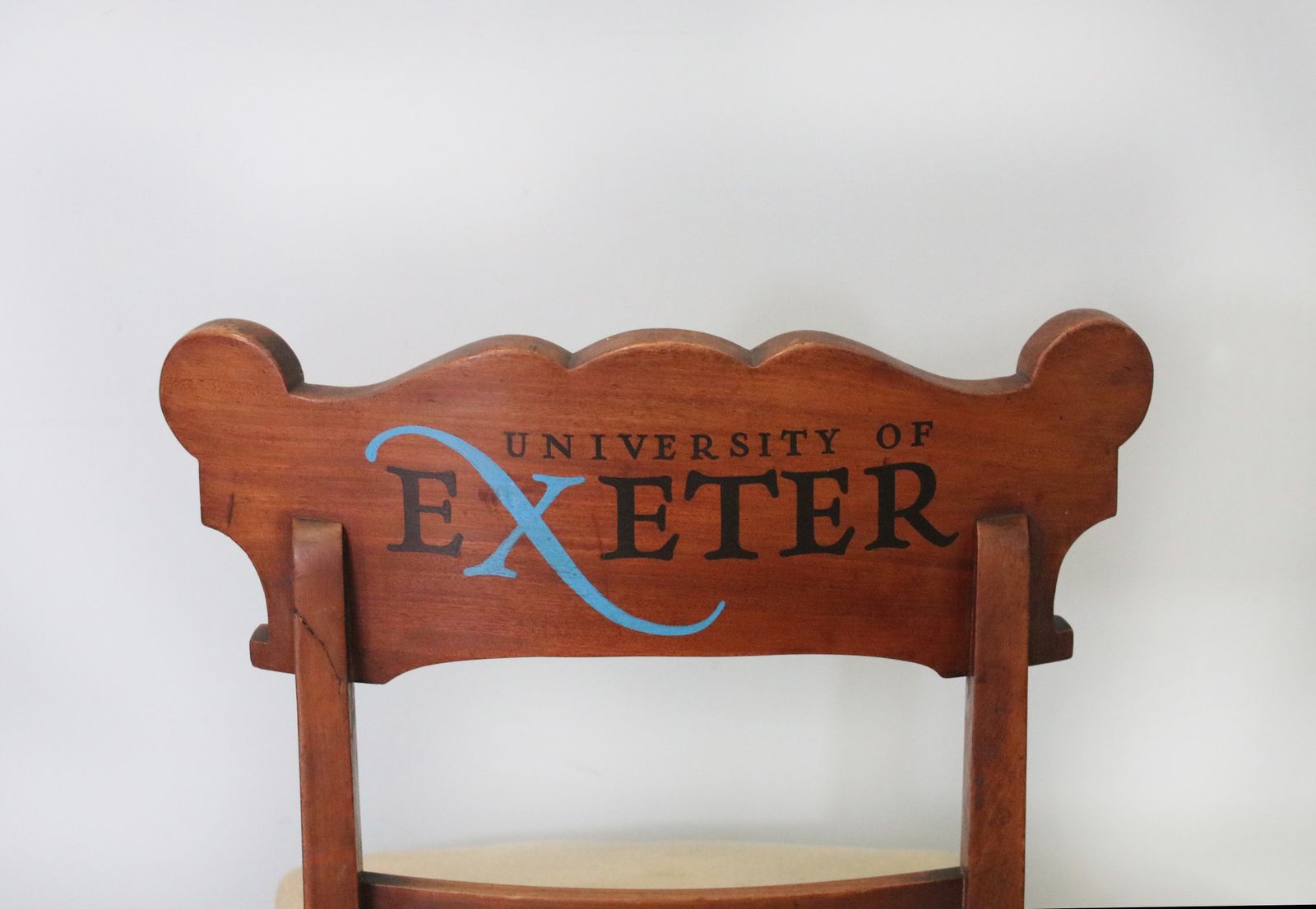 A Lovely Victorian Mahogany Bar Back Desk Chair With Upholstered  University Of Exeter photo for sale