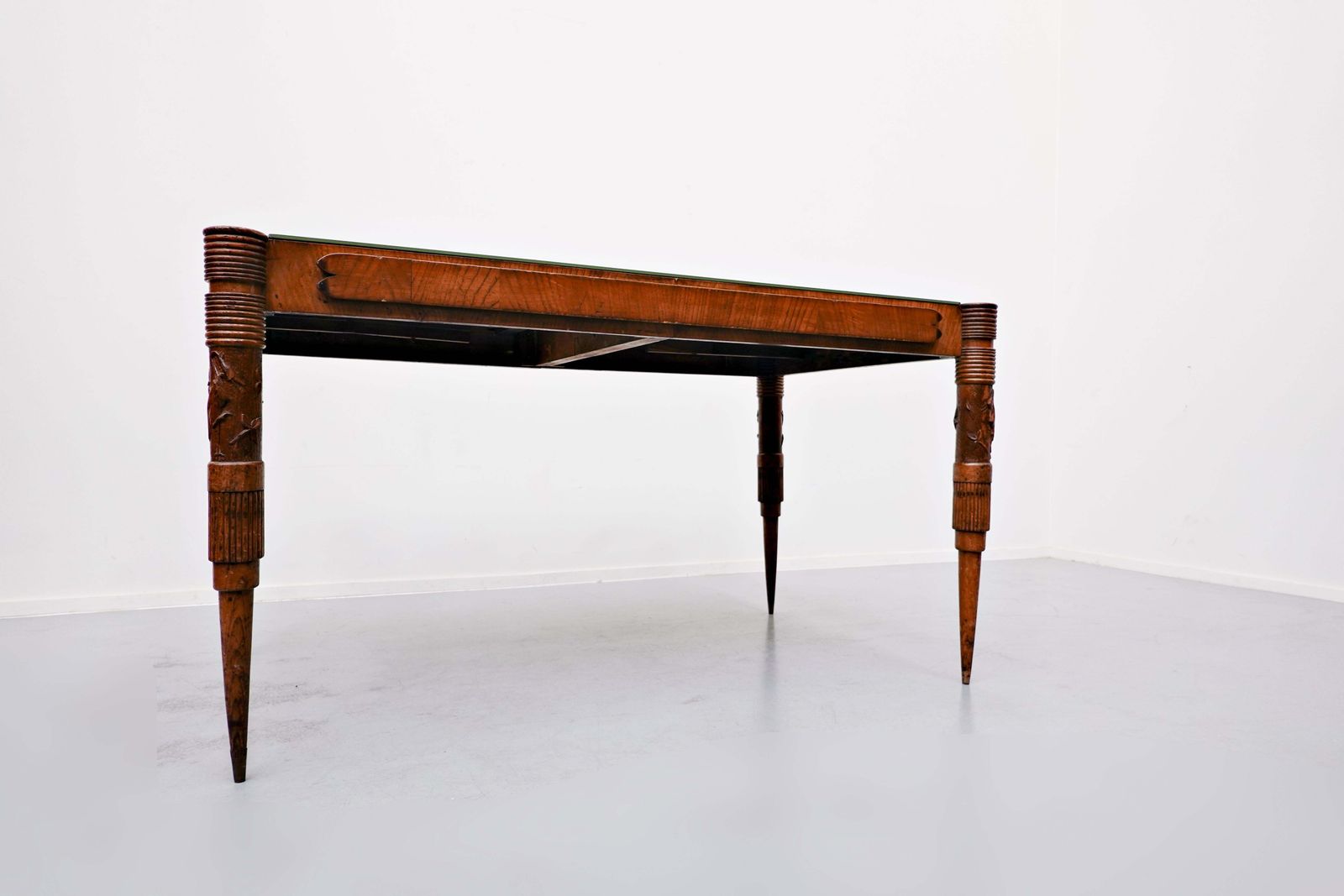 Italian Extendable Dining Table By Pier Luigi Colli, 1940s photo furniture