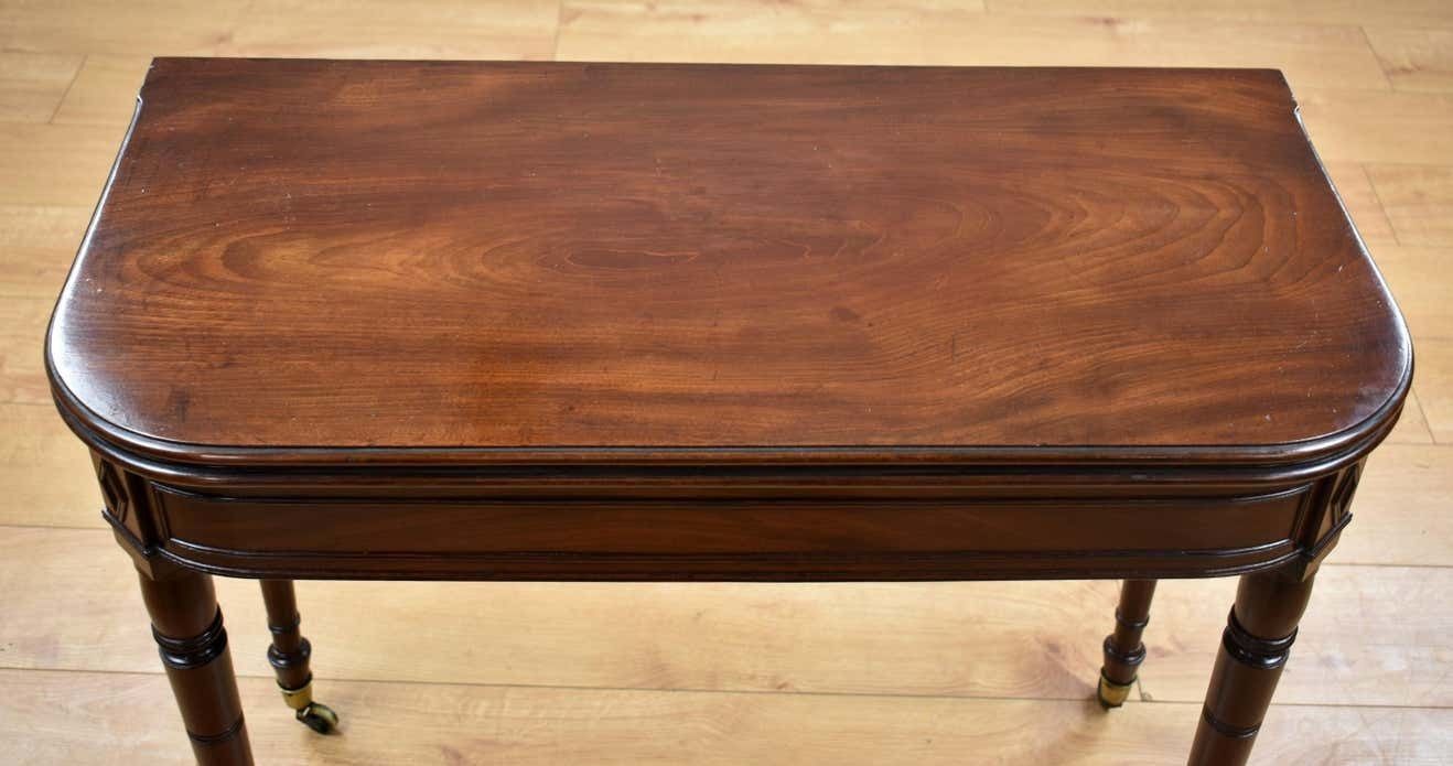 Georgian Mahogany Tea Table photo furniture