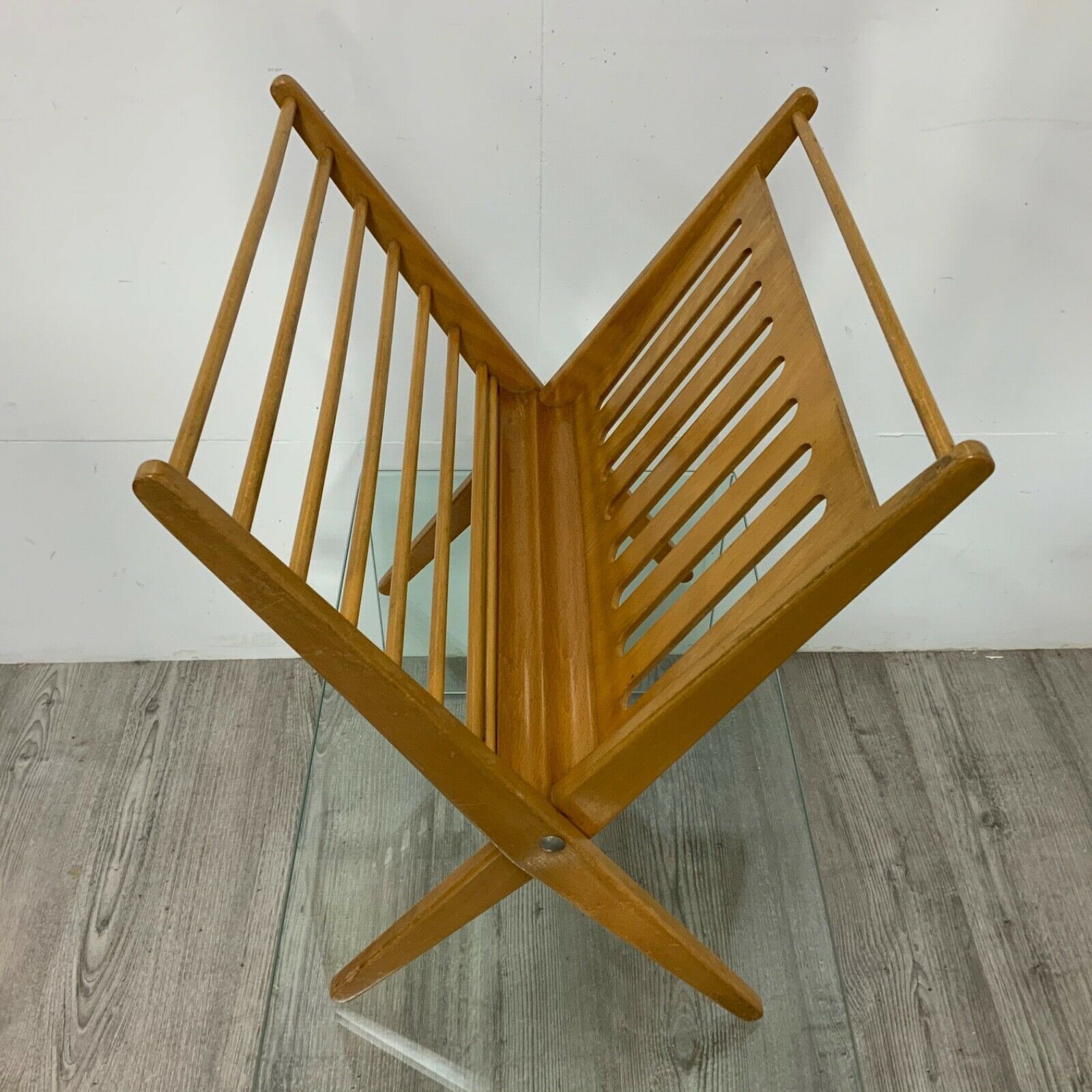 News Paper Magazine Rack In Birch Wood By Cees Braakman For Ums Pastoe 1960s photo buy
