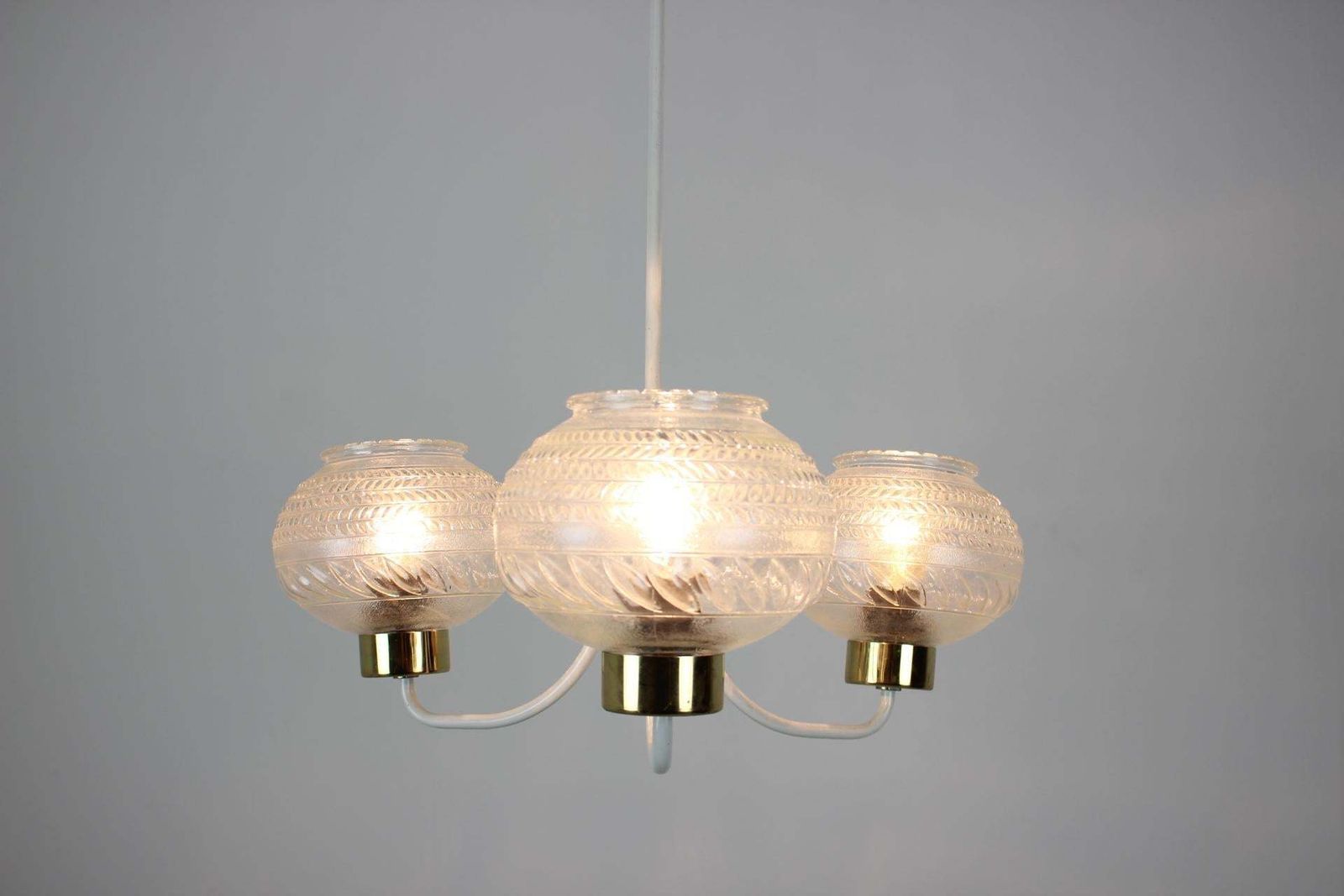 Mid Century Chandelier/ Kamenický šenov, 1970s