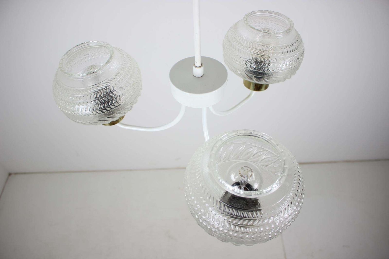 Mid Century Chandelier/ Kamenický šenov, 1970s photo vinterior