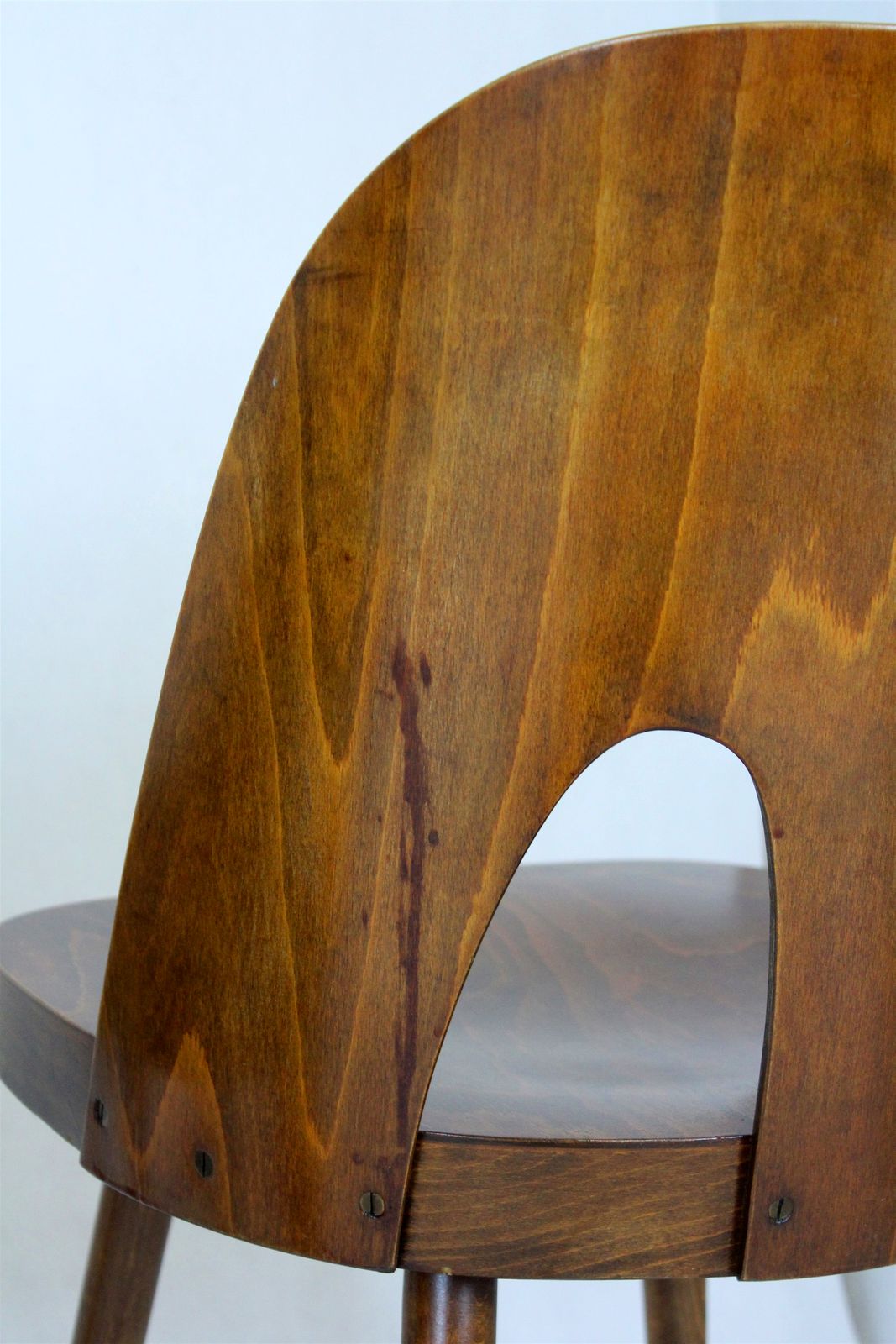 Wooden Chairs By Oswald Haerdtl For Ton, 1950s, Set Of 4 photo for sale
