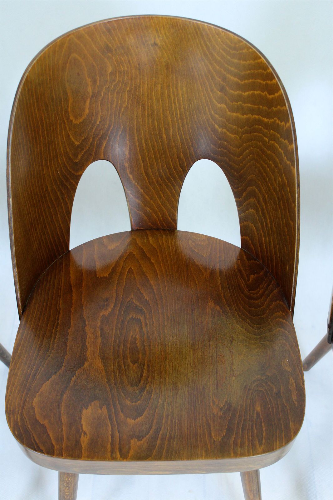 1600.0 Wooden Chairs By Oswald Haerdtl For Ton, 1950s, Set Of 4 photo