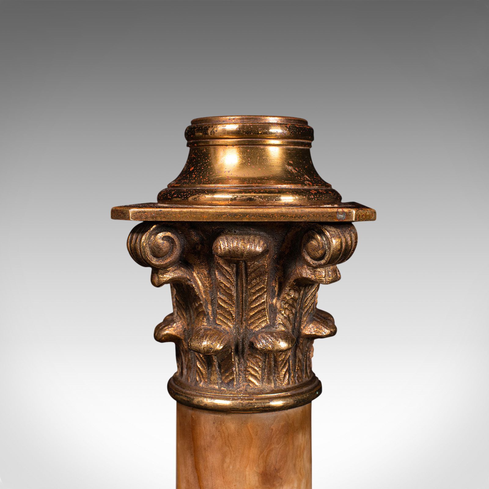 Antique Centrepiece Candelabra, Marble, Decorative, Candlestick, photo vintage