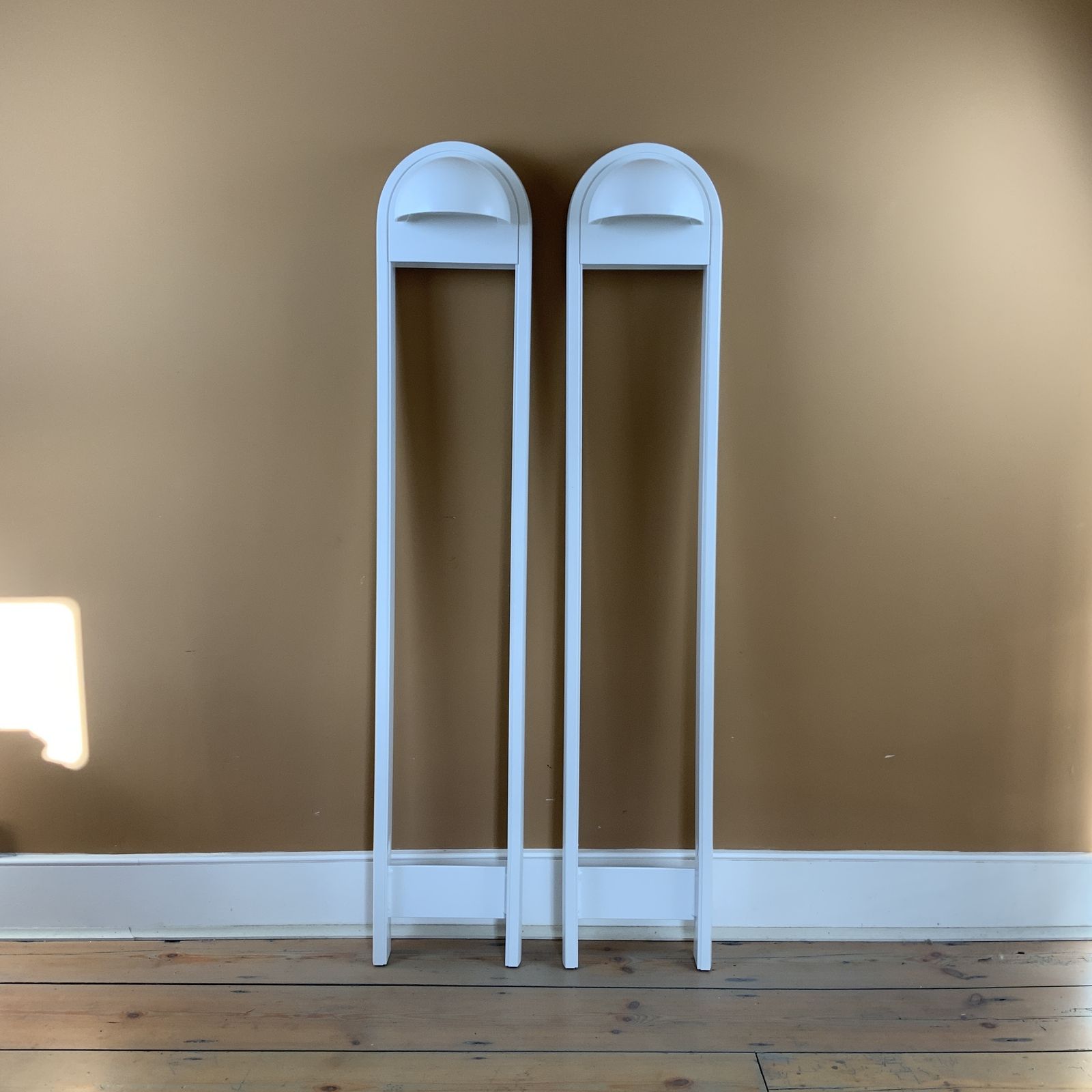 A Pair Of Alfred Homann For Louis Poulsen M2 Homann Bollard 1990 Danish Mid Century Modern Exterior Lights photo furniture