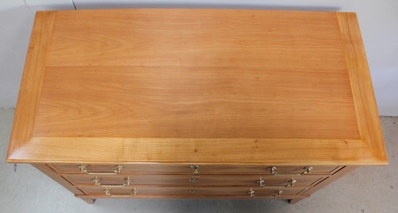 Chest Of Drawers In Blond Cherry, Louis XVI Taste   1910 photo 2111.5