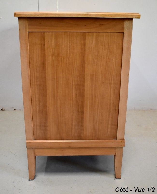 photo vinterior Chest Of Drawers In Blond Cherry, Louis XVI Taste   1910