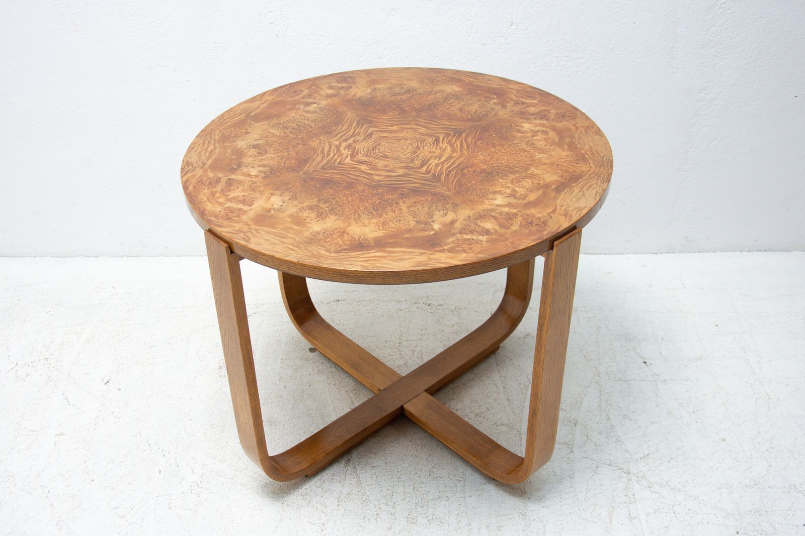 Modernist Coffee Table H 168 Designed By Jindrich Halabala For Up Závody, 1930´S photo vintage
