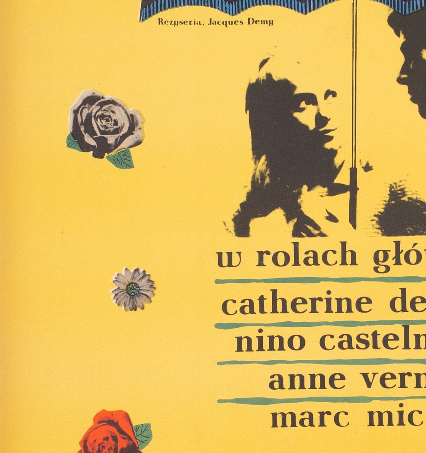 The Umbrellas Of Cherbourg 1966 Polish A1 Film Movie Poster, Rapnicki photo vinterior