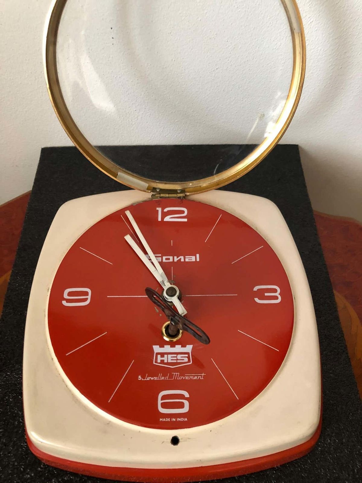 Indian Hes Wall Clock In Heavy Metal Case photo 256.0