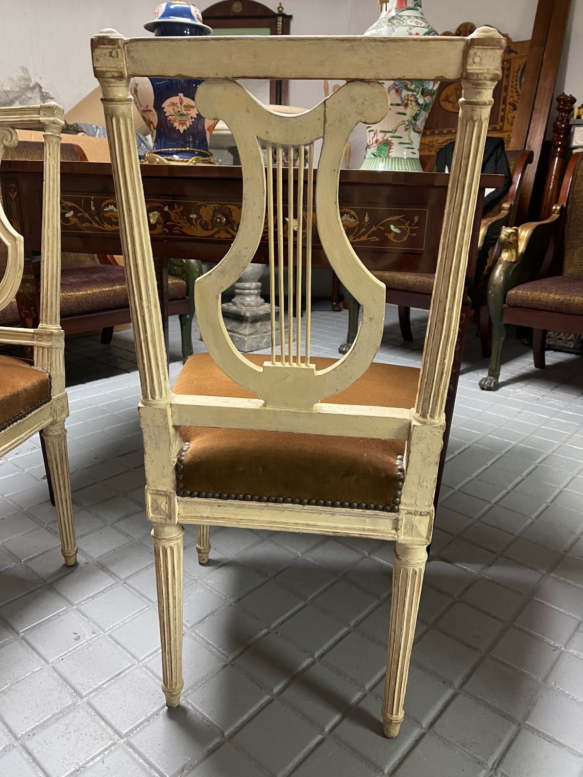 Antique Louis XVI Period Chairs, 1790, Set Of 8 photo Furniture