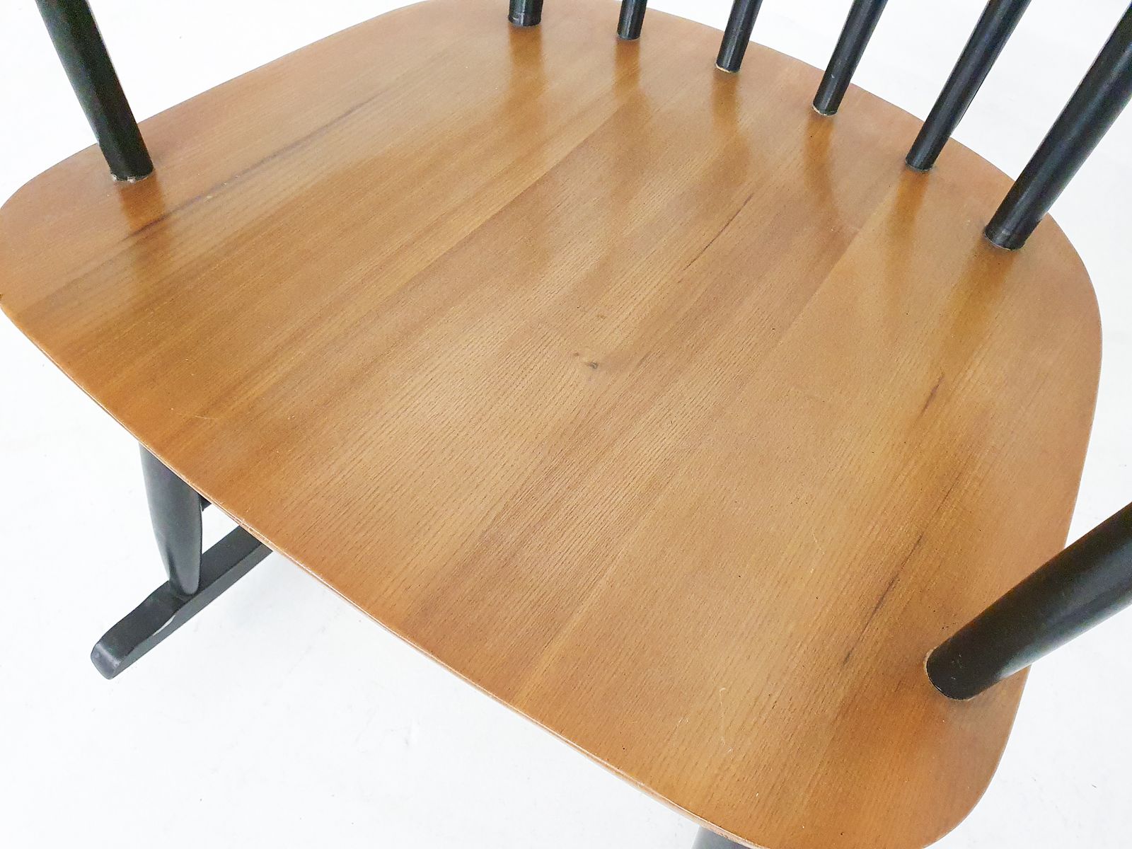 photo furniture Mid Century Schommelstoel Met Spijlenrug, Nederland, Jaren 1960