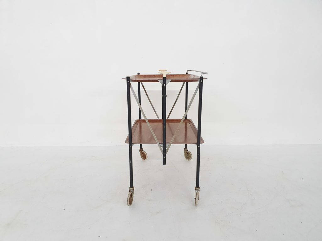 Mid Century Foldable Serving Trolley, 1960s photo Furniture