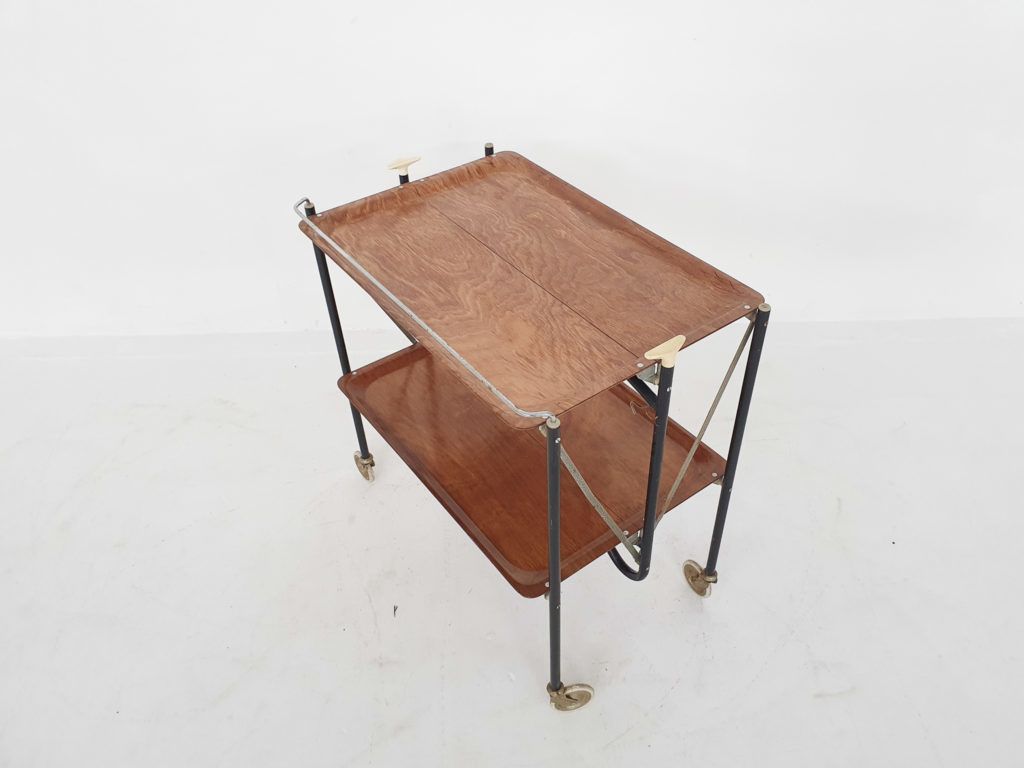 Mid Century Foldable Serving Trolley, 1960s photo 487.96799999999996