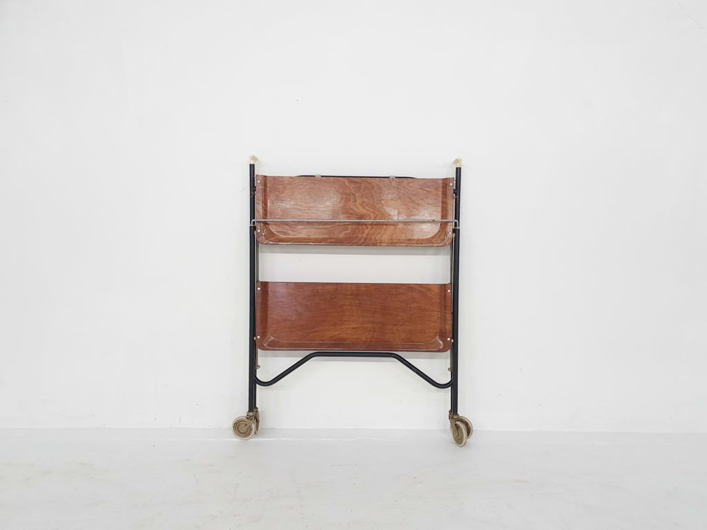 Mid Century Foldable Serving Trolley, 1960s photo vintage