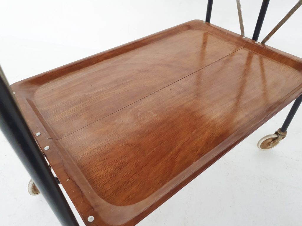487.96799999999996 Mid Century Foldable Serving Trolley, 1960s photo