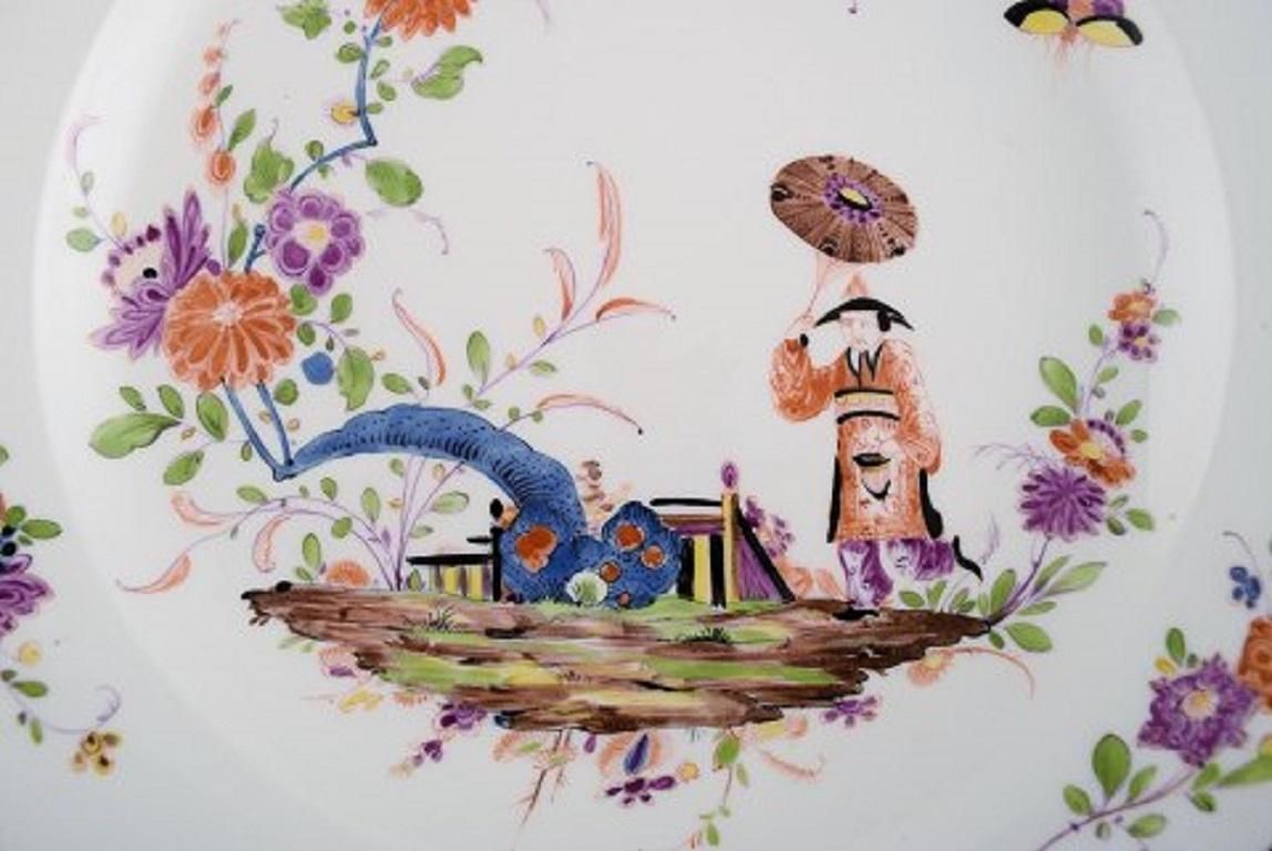 Antique Meissen Bowl In Hand Painted Porcelain In Japanese Style, 19th Century photo furniture