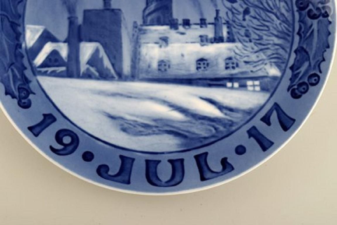 Royal Copenhagen Christmas Plate From 1917 photo Home Decor