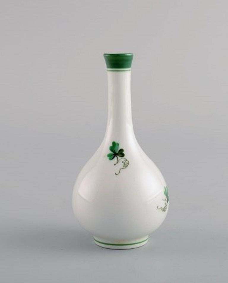 Two Herend Miniature Vases And A Small Dish In Hand Painted Porcelain, 1980s photo Home Decor
