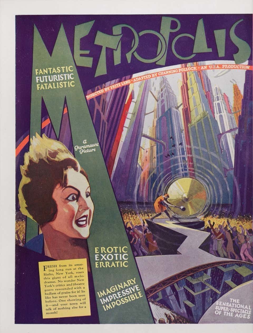 Metropolis, 1900s, Paper photo furniture