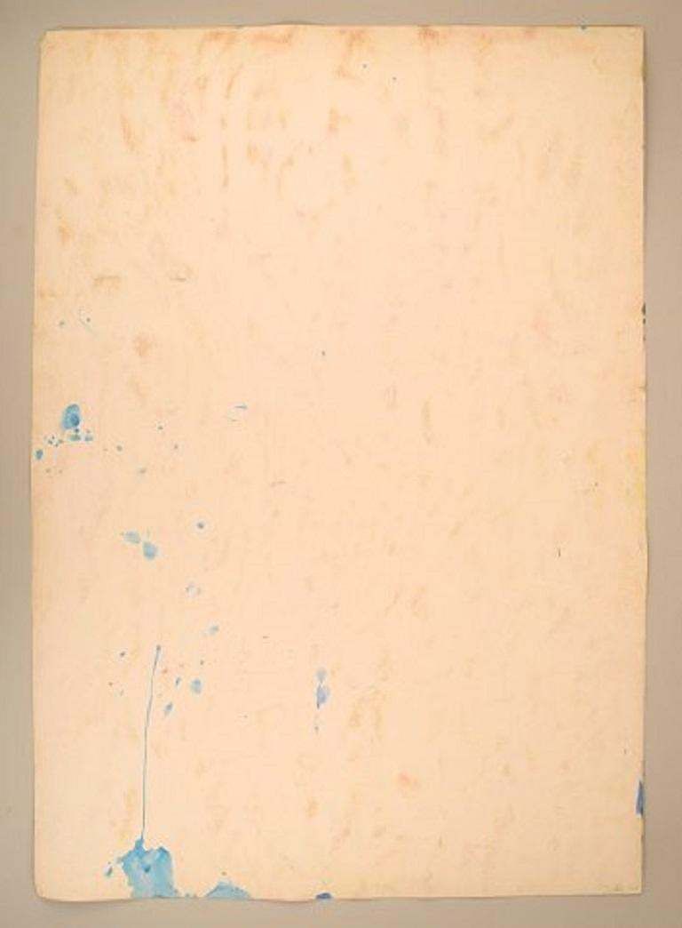 Ivy Lysdal, Gouache On Cardboard, Abstract Modernist Painting photo Art