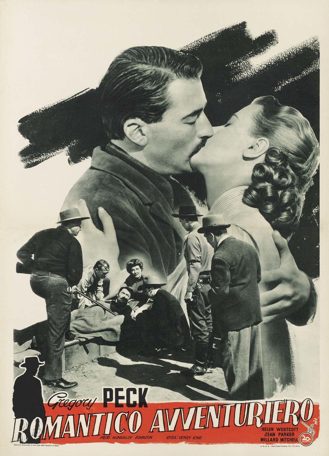 "The Gunfighter Or Romantico Avventuriero" Film Poster photo Art