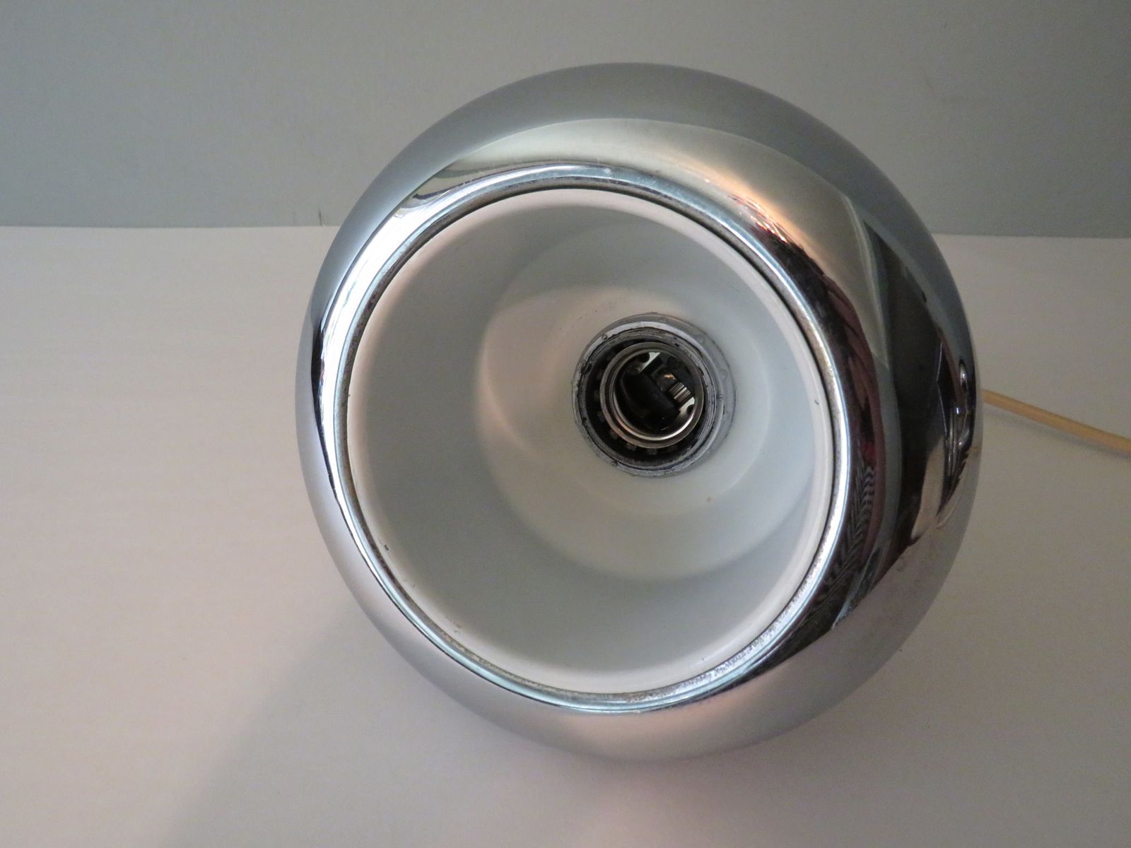 Cascade Pendant Lamp With Chrome Globes 1970s photo Lighting