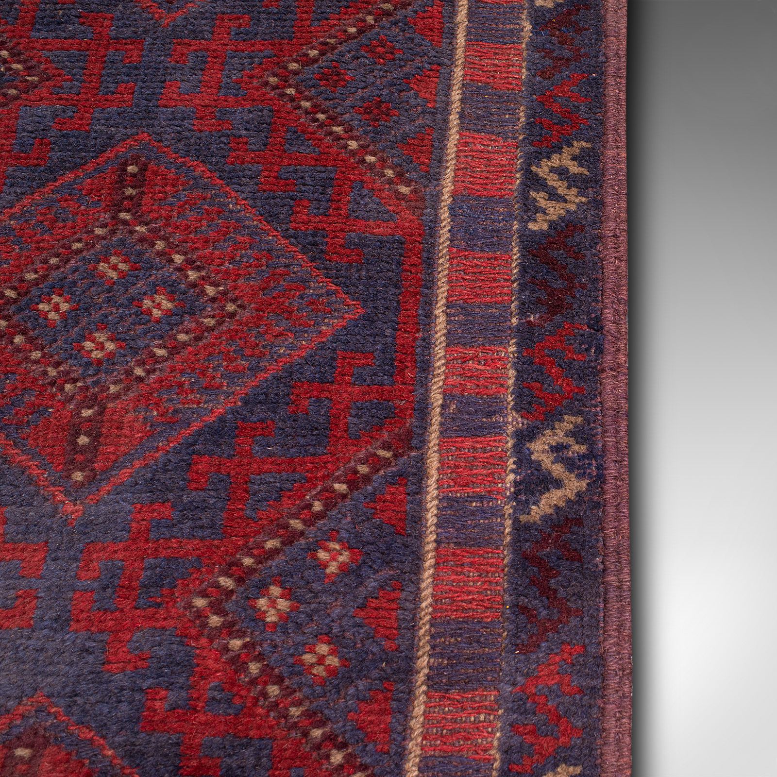 Long Vintage Meshwani Hallway Runner, Caucasian, Rug, Hall Carpet, Circa 1960 photo for sale
