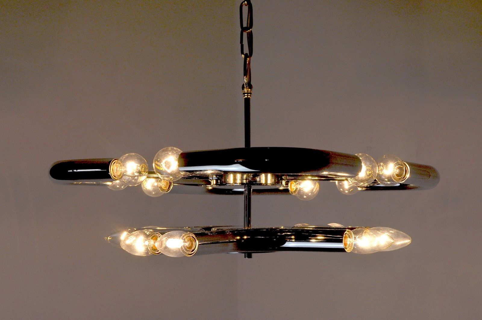 Goffredo Reggiani Space Age Chandelier, Italy, 1970 photo buy
