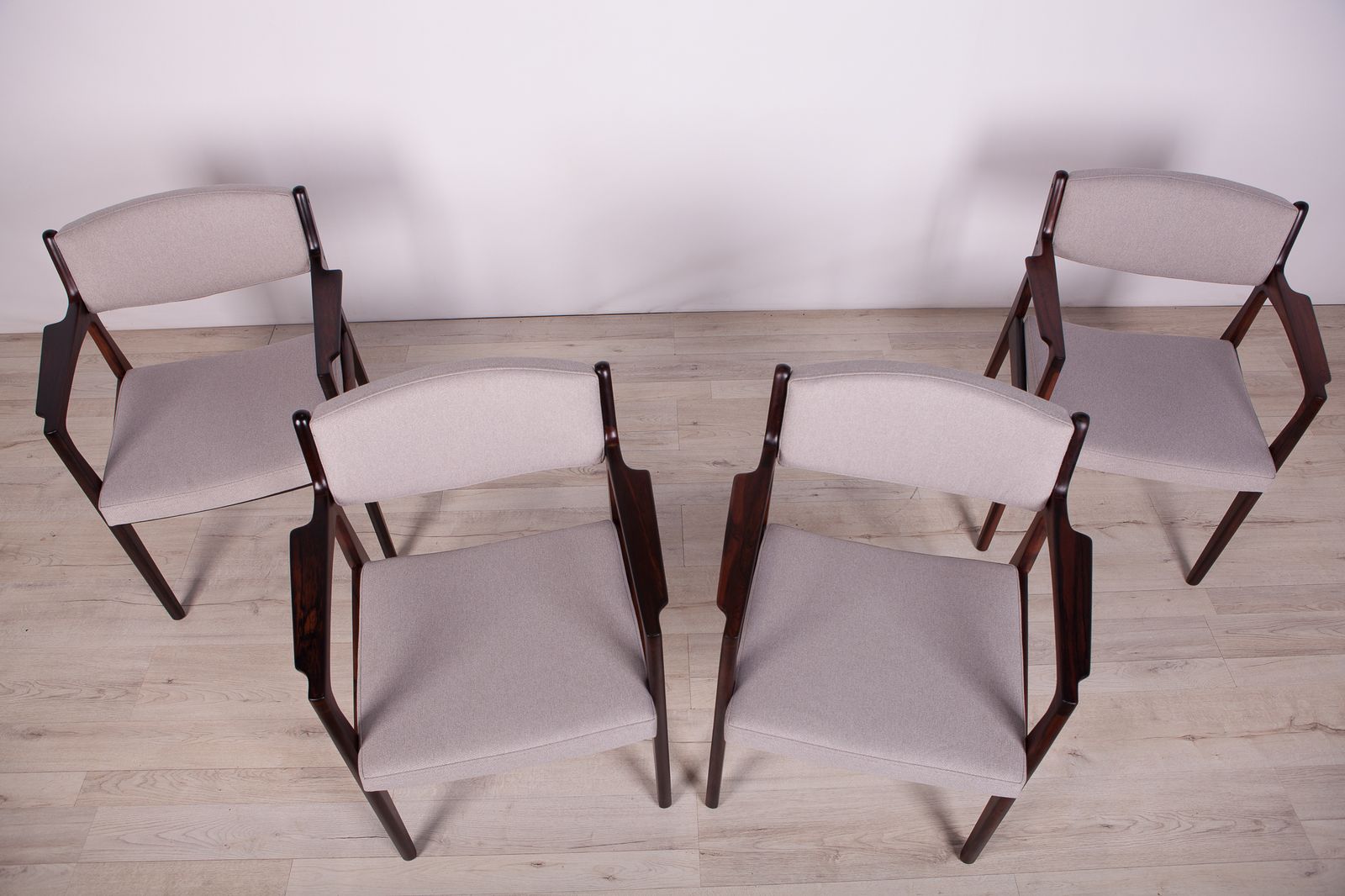 Rosewood Armchairs By Erik Buch For ørum Møbelfabrik, 1960s, Set Of 4 photo buy