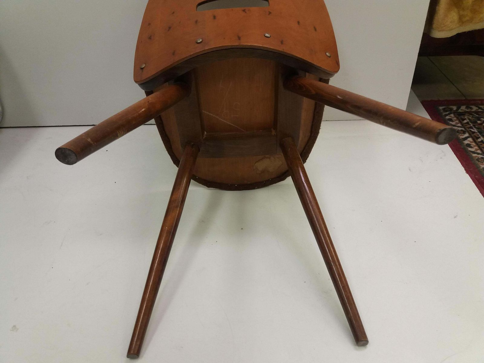Furniture Set Of Four Mid Century Dining Chairs/ Tatra Pravenec, 1960s photo