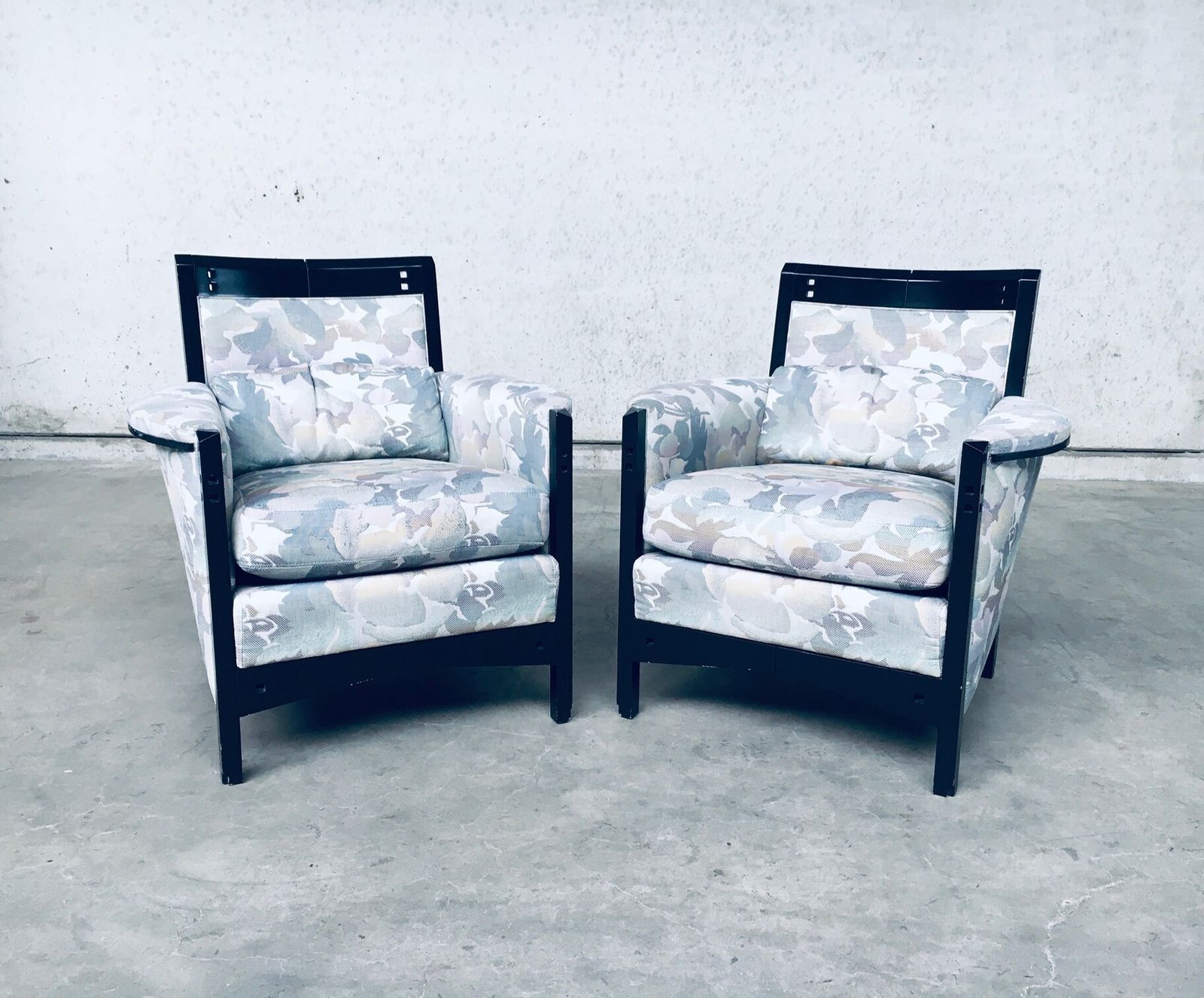 Galaxy 'Peggy' Low Armchair Set By Umberto Asnago For Giorgetti, Italy 1990s photo 2498.6