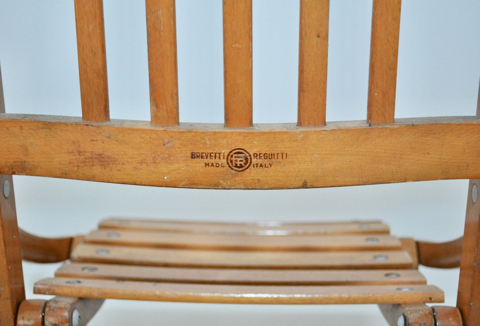 Mid Century Italian Children's Folding Chairs By Fratelli Reguitti, Set Of 2 photo furniture