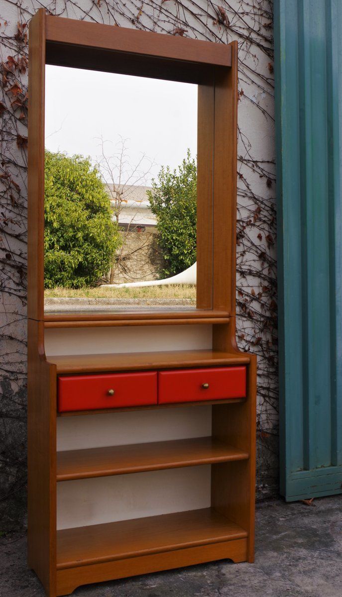 Beech Mirrors, 1970s, Set Of 2 photo 431.0