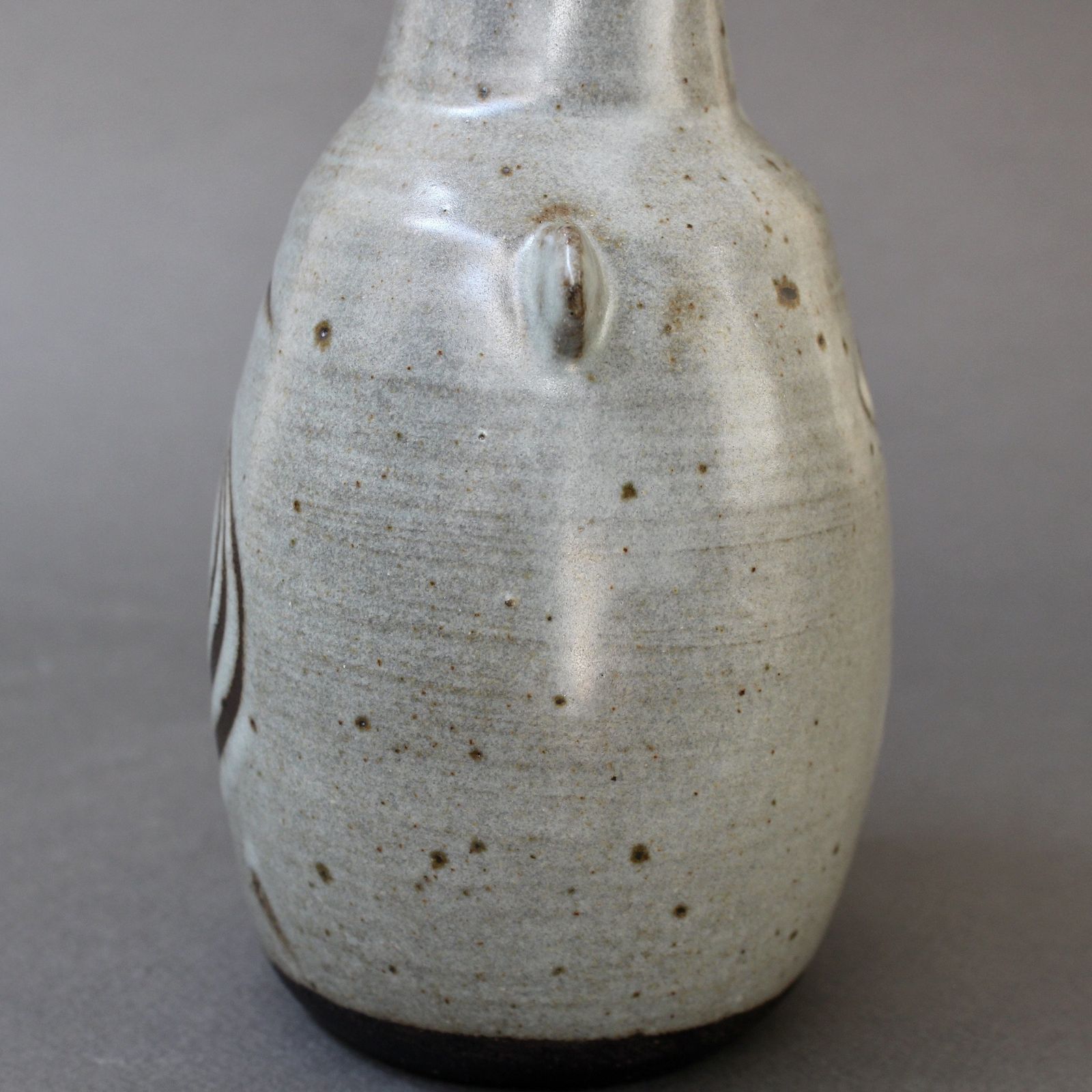 Home Decor Japanese Style Ceramic Vase With Lugs By Janet Leach (1981) photo