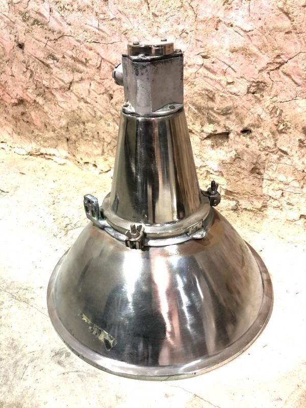 Industrial Polished Aluminum Pendant photo buy