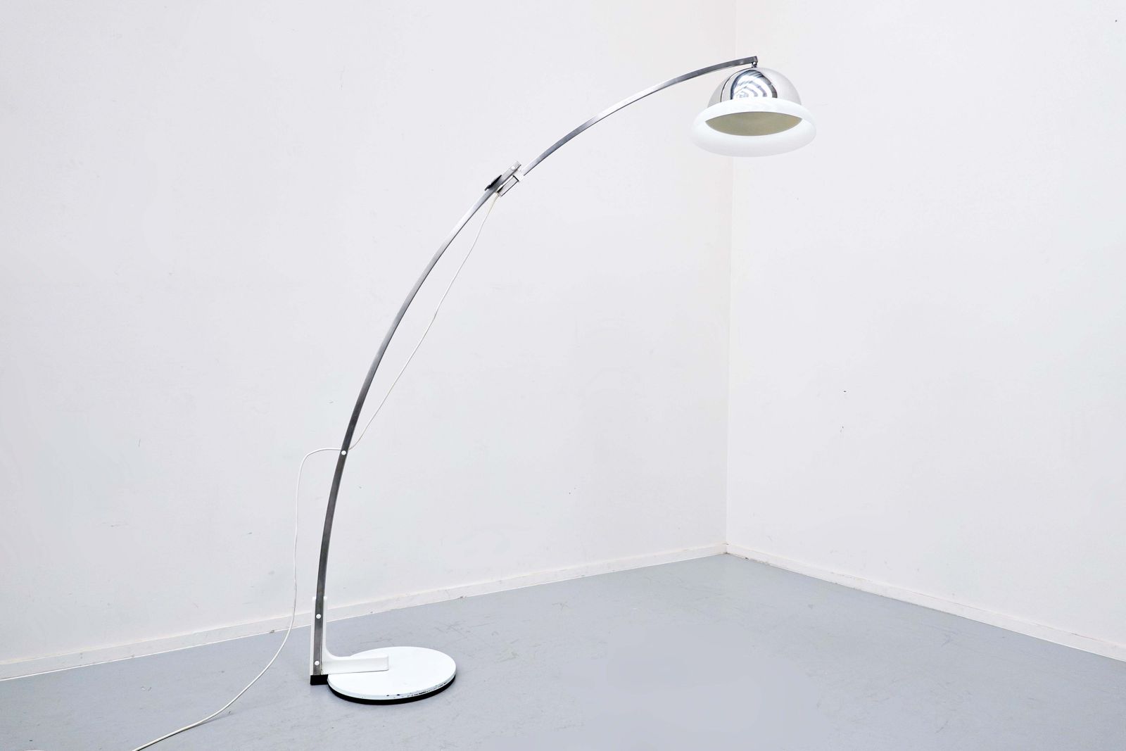 Italian Adjustable Arc Floor Lamp By Goffredo Reggiani, 1960s
