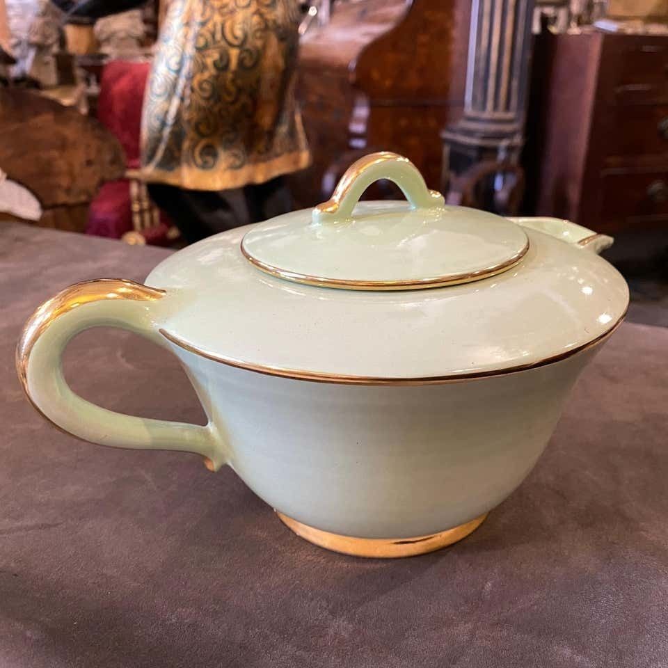 photo furniture 1960s Mid Century Modern Ceramic Tea Pot By Pucci Umbertide
