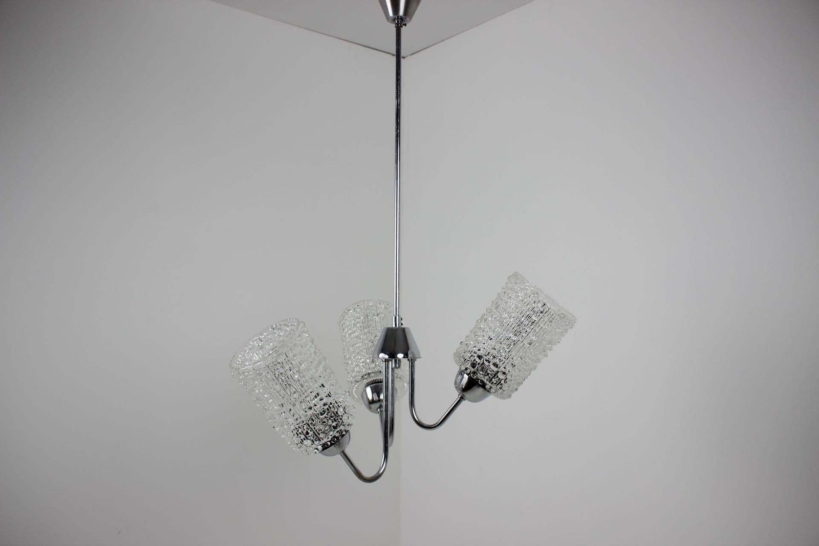 Mid Century Chandelier/ Lidokov, 1960s photo for sale